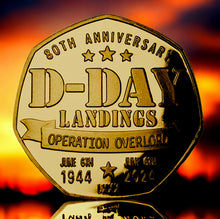 Load image into Gallery viewer, D-Day Landings 80th Anniversary - 24ct Gold