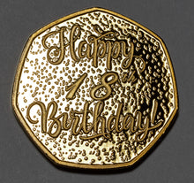 Load image into Gallery viewer, 21st Birthday 'Champagne Sparkles' - 24ct Gold