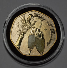 Load image into Gallery viewer, 21st Birthday 'Champagne Sparkles' - 24ct Gold