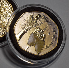 Load image into Gallery viewer, 21st Birthday 'Champagne Sparkles' - 24ct Gold