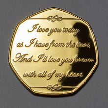 Load image into Gallery viewer, On Our 40th Wedding Anniversary (poem) - 24ct Gold
