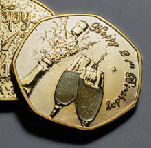 Load image into Gallery viewer, 21st Birthday 'Champagne Sparkles' - 24ct Gold
