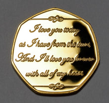 Load image into Gallery viewer, For You On Our Wedding Anniversary, Forever Yours - 24ct Gold