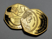 Load image into Gallery viewer, Marcus Aurelius, Stoic - 24ct Gold