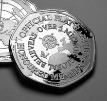 Load image into Gallery viewer, Official Flat Earther - Silver