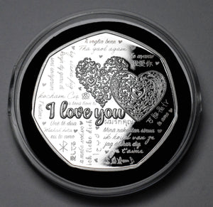 Happy Anniversary 'I Love You' - Silver