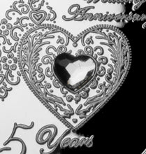 Load image into Gallery viewer, On Your 25th Wedding Anniversary 'And Still Counting' - Silver with Diamante