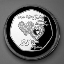 Load image into Gallery viewer, On Your 25th Wedding Anniversary 'And Still Counting' - Silver with Diamante