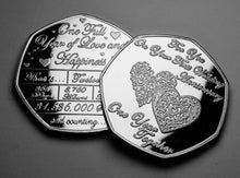 Load image into Gallery viewer, For You On Your First Wedding Anniversary - Silver