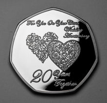 Load image into Gallery viewer, On Your 20th Wedding Anniversary - Silver
