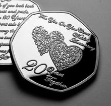 Load image into Gallery viewer, On Your 20th Wedding Anniversary - Silver