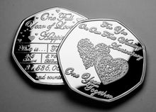 Load image into Gallery viewer, On Our First Wedding Anniversary - Silver