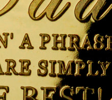 Load image into Gallery viewer, Father's Day 'To Coin a Phrase' - 24ct Gold