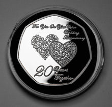 Load image into Gallery viewer, On Your 20th Wedding Anniversary - Silver