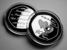 Load image into Gallery viewer, On Our 20th Wedding Anniversary - Silver with Gemstone
