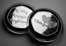 Load image into Gallery viewer, To My Amazing Boyfriend, Happy Birthday - I Love You - Silver