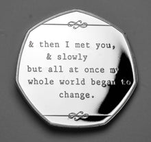 Load image into Gallery viewer, Just Because... I Love You - Silver with White Diamante