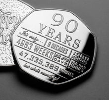 Load image into Gallery viewer, 90th Birthday 'But Who's Counting' - Silver