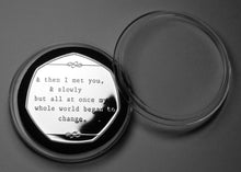 Load image into Gallery viewer, Just Because... I Love You - Silver with White Diamante