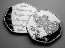 Load image into Gallery viewer, Happy Birthday 'I Love you' - Silver