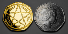 Load image into Gallery viewer, Elements of Life, Pentagram - 24ct Gold