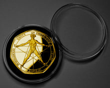 Load image into Gallery viewer, Elements of Life, Pentagram - 24ct Gold