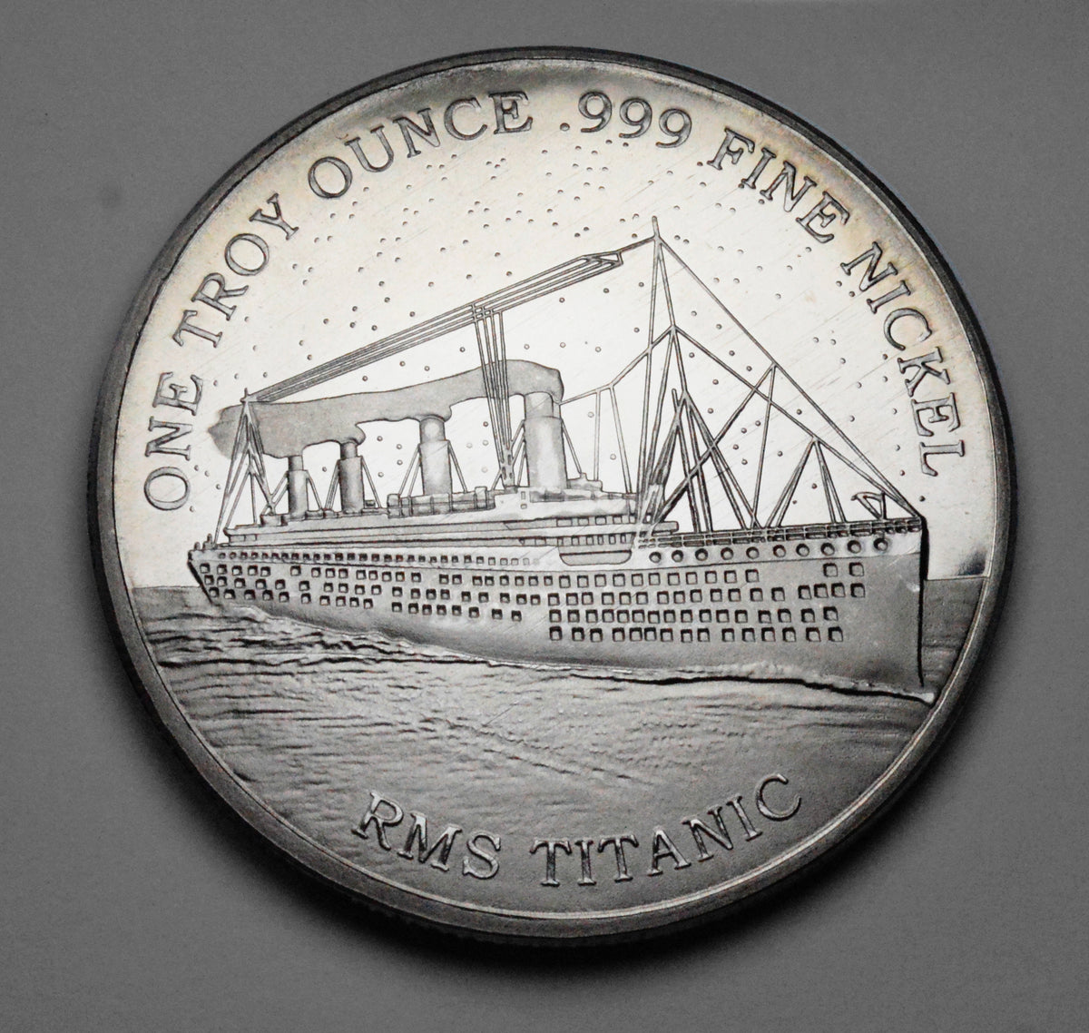 999 Nickel Round - 1 Troy Ounce (31.1g) - RMS TITANIC – The