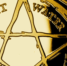 Load image into Gallery viewer, Elements of Life, Pentagram - 24ct Gold