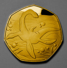 Load image into Gallery viewer, Loch Ness Monster - 24ct Gold