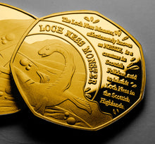 Load image into Gallery viewer, Loch Ness Monster - 24ct Gold