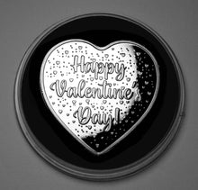 Load image into Gallery viewer, Happy Valentine&#39;s Day - Silver Heart
