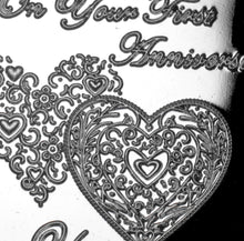 Load image into Gallery viewer, For You On Your First Anniversary - Silver