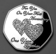 Load image into Gallery viewer, For You On Your First Anniversary - Silver