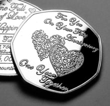Load image into Gallery viewer, For You On Your First Anniversary - Silver