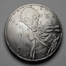 Load image into Gallery viewer, .999 Titanium Round - 1 Troy Ounce (31.1g) - AREA 51, ALIEN