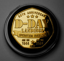 Load image into Gallery viewer, D-Day Landings 80th Anniversary - 24ct Gold
