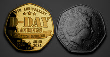 Load image into Gallery viewer, D-Day Landings 80th Anniversary - 24ct Gold
