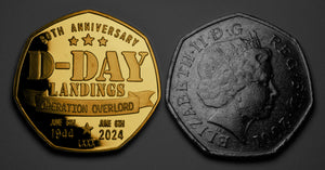 D-Day Landings 80th Anniversary - 24ct Gold