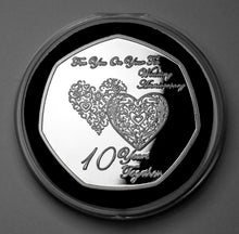 Load image into Gallery viewer, On Your 10th Wedding Anniversary (Days, Hours, Minutes etc) - Silver