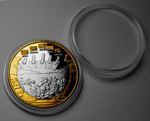 Load image into Gallery viewer, D-Day Landings 80th Anniversary - Dual Metal Silver & 24ct Gold