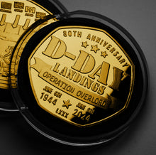 Load image into Gallery viewer, D-Day Landings 80th Anniversary - 24ct Gold