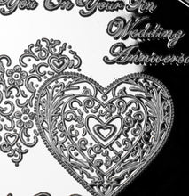 Load image into Gallery viewer, On Your 10th Wedding Anniversary (Days, Hours, Minutes etc) - Silver