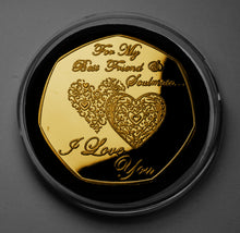 Load image into Gallery viewer, Best Friend and Soulmate - Happy Valentine's Day - 24ct Gold