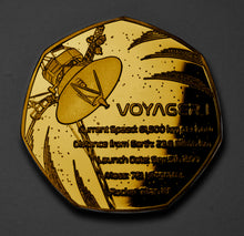 Load image into Gallery viewer, Voyager 1 Space Probe - 24ct Gold