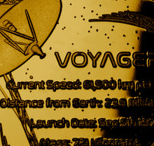 Load image into Gallery viewer, Voyager 1 Space Probe - 24ct Gold