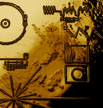Load image into Gallery viewer, Voyager 1 Space Probe - 24ct Gold