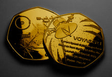 Load image into Gallery viewer, Voyager 1 Space Probe - 24ct Gold