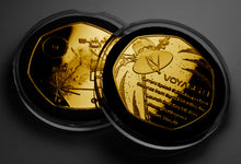 Load image into Gallery viewer, Voyager 1 Space Probe - 24ct Gold