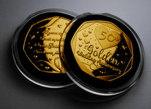 Load image into Gallery viewer, 50th Wedding Anniversary - 24ct Gold