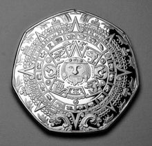 Load image into Gallery viewer, Aztec/Mayan Calendar - Silver